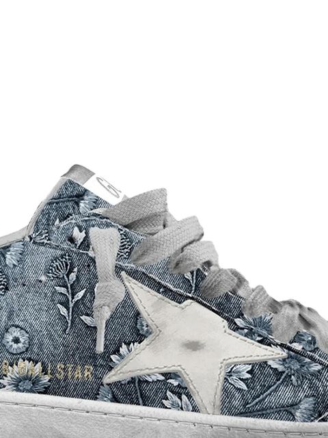 Golden Goose Ballstar embroidered floral sneakers - Blue - zdjęcie produktu nr 2