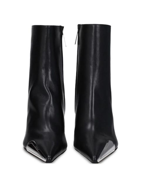 Off-White Jitney metal-heel ankle boots - Black