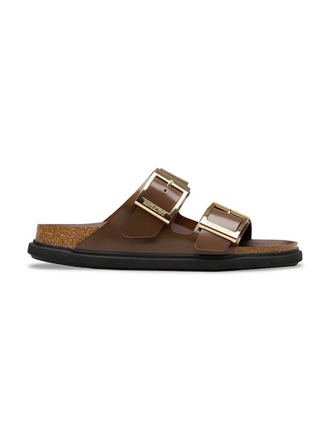 Birkenstock klapki skórzane Arizona Droplet Buckle - zdjęcie produktu nr 2