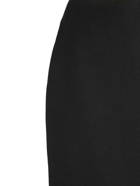 Alexander McQueen front-slit midi skirt - Black