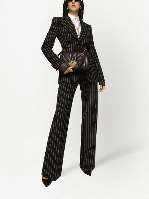 Dolce & Gabbana Turlington pinstripe single-breasted blazer - Black