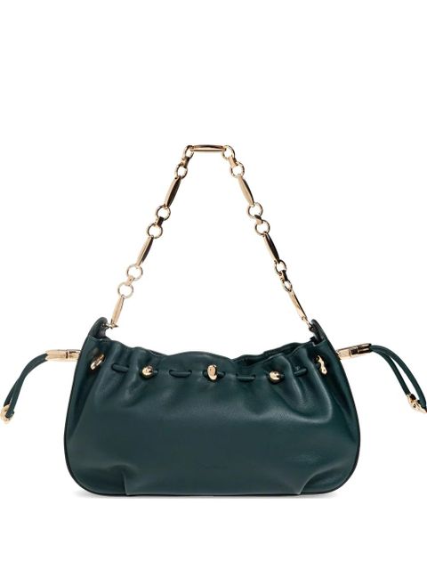 ZIMMERMANN Halcyon chain-link drawstring shoulder bag - Green - zdjęcie produktu nr 1