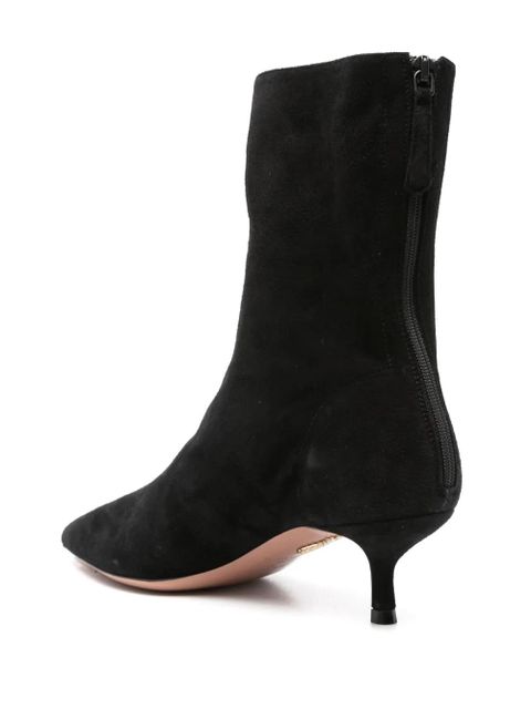 Aquazzura 55mm suede boots - Black - zdjęcie produktu nr 2