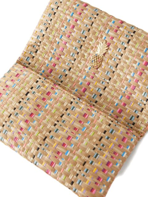 Aquazzura Mustique clutch - Neutrals