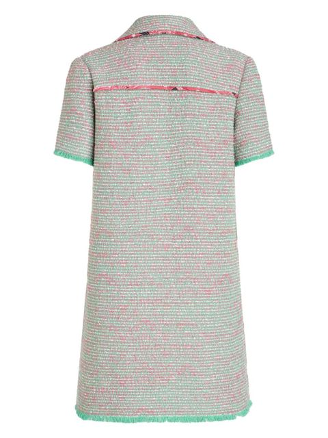 ETRO tweed polo minidress - Green - zdjęcie produktu nr 2
