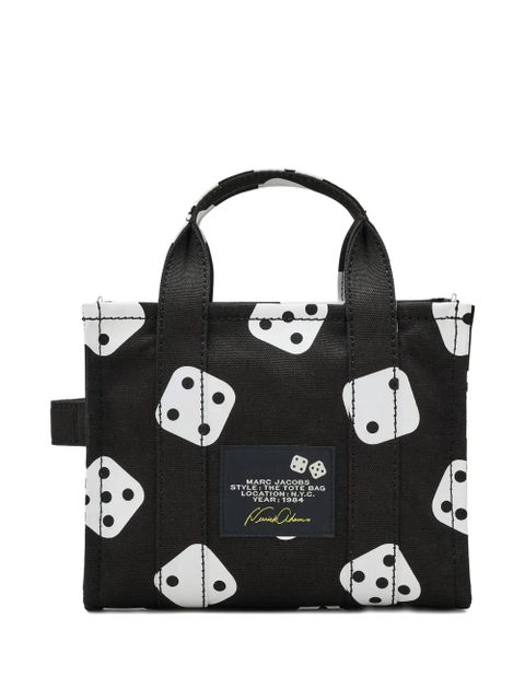Marc Jacobs x Derrick Adams small dice-print tote bag - Black