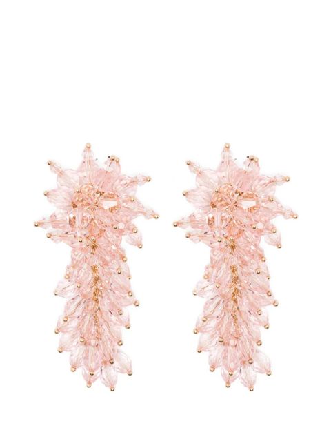 Self-Portrait beaded drop earrings - Gold - zdjęcie produktu nr 1