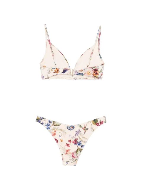 ZIMMERMANN Patience Tuck Plunge bikini - Neutrals - zdjęcie produktu nr 2