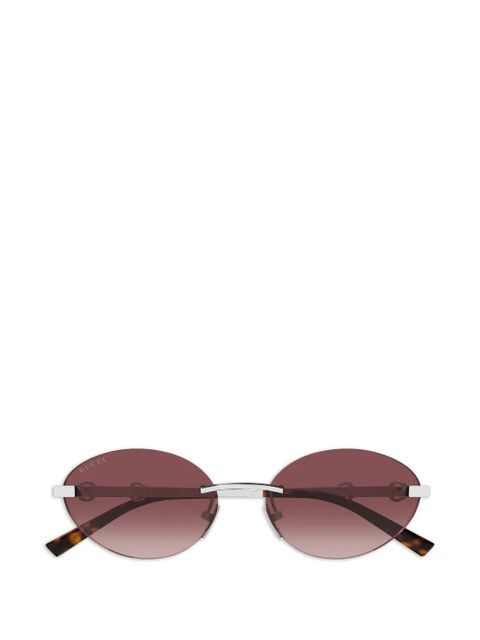 Gucci Eyewear round-frame sunglasses - Silver - zdjęcie produktu nr 1