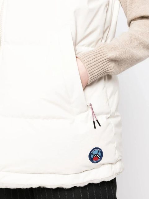 Yves Salomon reversible shearling gilet - YS ARMY - White