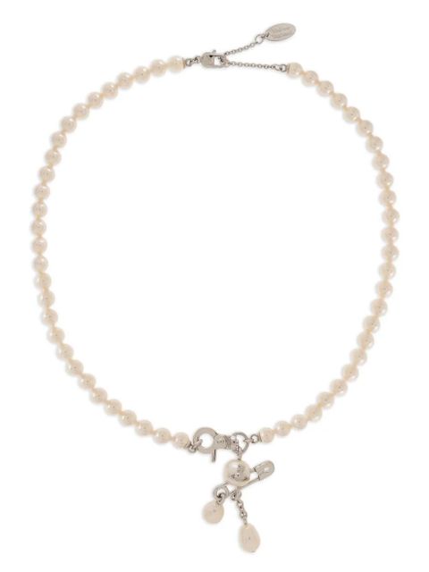 Vivienne Westwood faux-pearl necklace - Silver - zdjęcie produktu nr 1