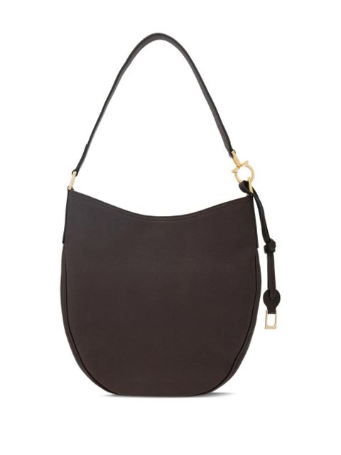 Ferragamo leather shoulder bag - Brown
