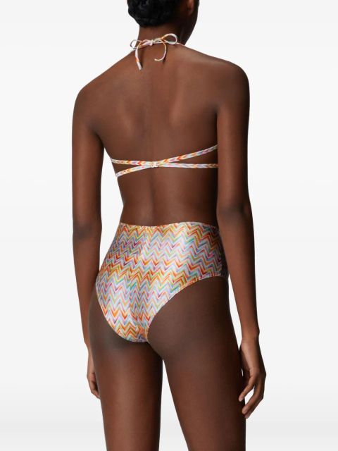 Missoni zigzag-pattern bikini - Neutrals
