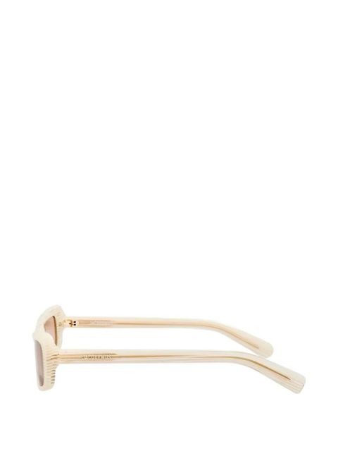Jacquemus rectangle sunglasses - Neutrals