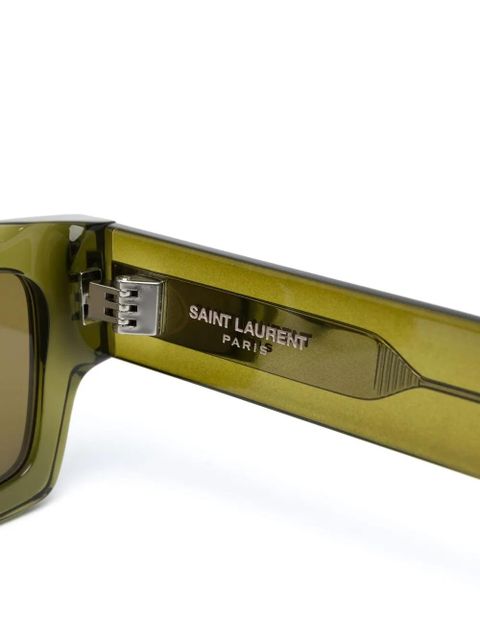 Saint Laurent Eyewear wayfarer-frame sunglasses - Green