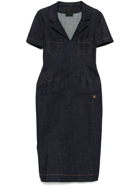 Givenchy 4G-emblem denim midi dress - Blue - zdjęcie produktu nr 1
