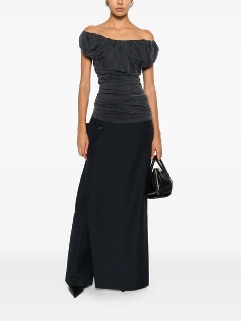 Jean Paul Gaultier cut-out pocket trousers - Blue