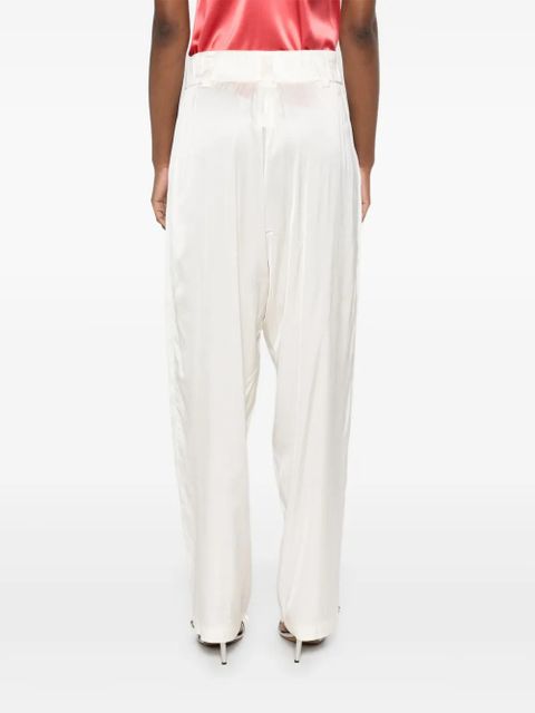 PINKO satin trousers - White