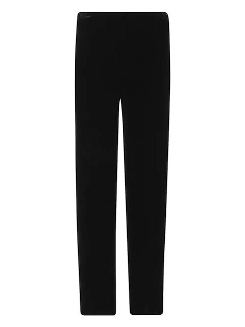 Alexander McQueen velvet trousers - Black - zdjęcie produktu nr 1
