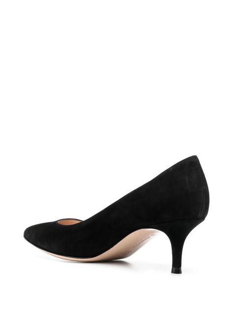 Gianvito Rossi Gianvito 55mm suede pumps - Black - zdjęcie produktu nr 2