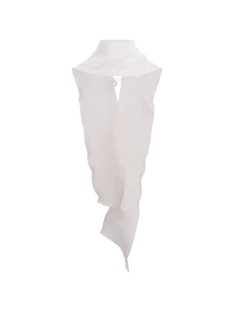 MANURÍ donna silk scarf - White - zdjęcie produktu nr 1