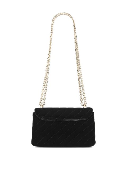 Jimmy Choo small Curve velvet cross body bag - Black - zdjęcie produktu nr 2