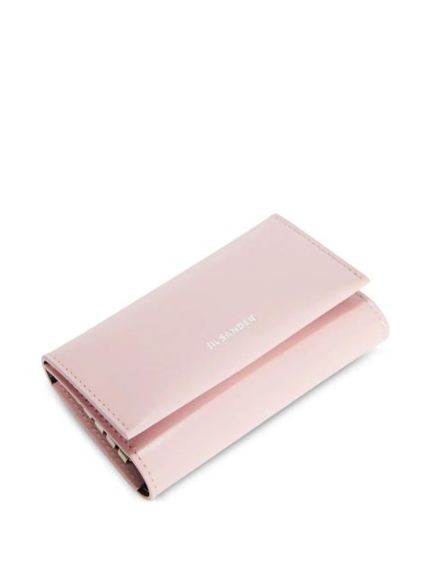 Jil Sander embossed key rings key pouch - Pink