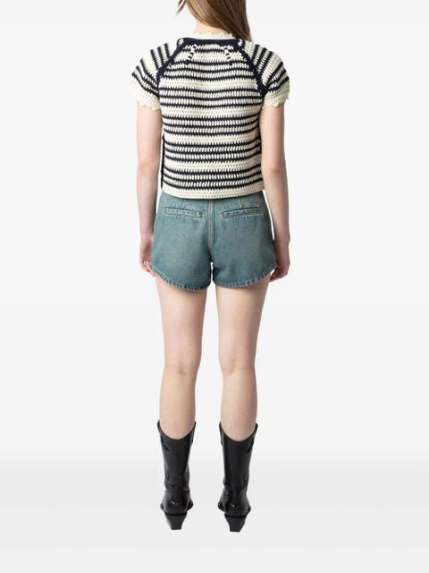 Zadig&Voltaire Zelie knitted top - Neutrals