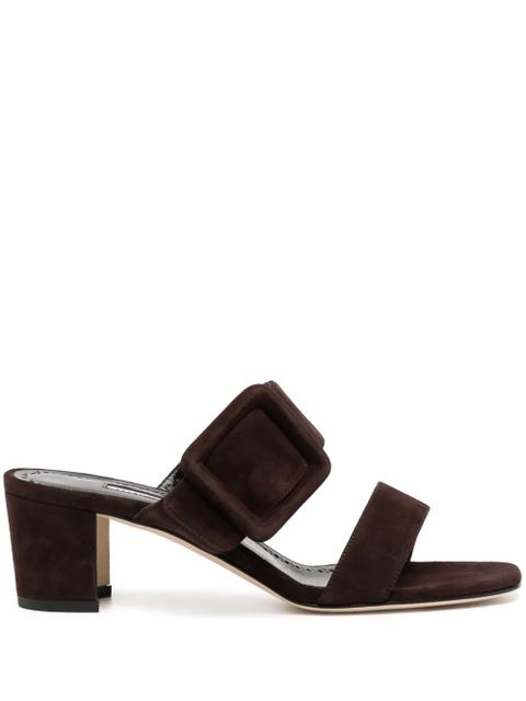 Manolo Blahnik 50mm Titubanew sandals - Brown - zdjęcie produktu nr 1