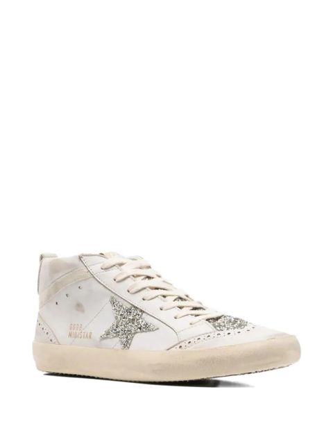 Golden Goose Mid-Star glitter-detail sneakers - Neutrals - zdjęcie produktu nr 2