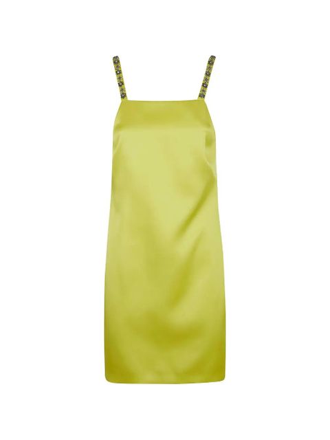 TWINSET satin mini dress - Yellow - zdjęcie produktu nr 1