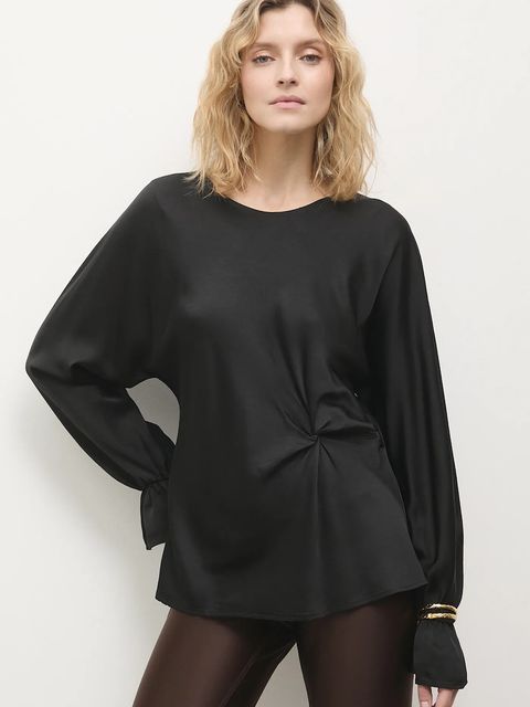 Answear.LAB bluzka damska kolor czarny gładka - zdjęcie produktu nr 1