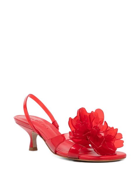 FARM Rio flower slingback sandals - Red - zdjęcie produktu nr 2
