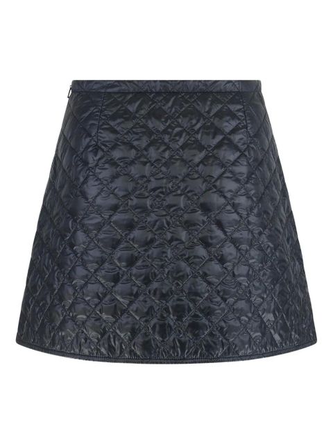 Moncler quilted mini skirt - Blue - zdjęcie produktu nr 1