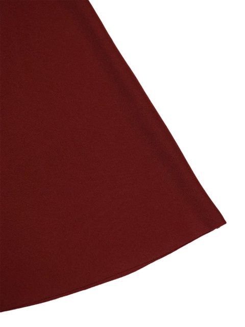 Gabriela Hearst racer-back silk midi dress - Red