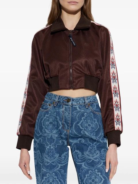 ETRO zipped long-sleeve jacket - Brown