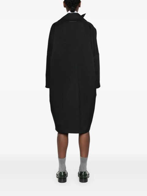 MM6 Maison Margiela single-stitch coat - Black