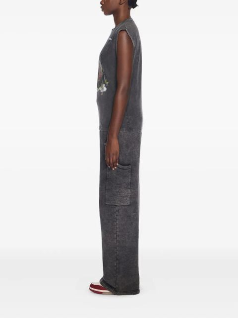 Off-White landscape arrow tank top - Grey