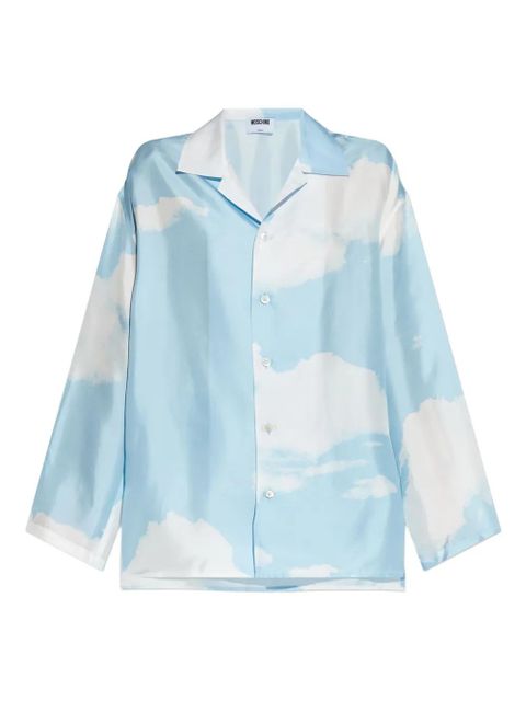 Moschino cloud-print shirt - Blue - zdjęcie produktu nr 1