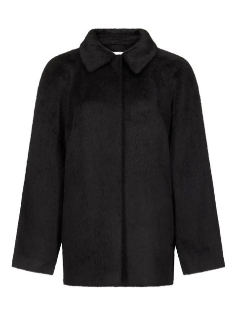 LouLou de Saison JAKOB concealed-button placket coat - Black - zdjęcie produktu nr 1