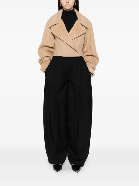 Sportmax Viale cropped lapel jacket - Neutrals - zdjęcie produktu nr 2
