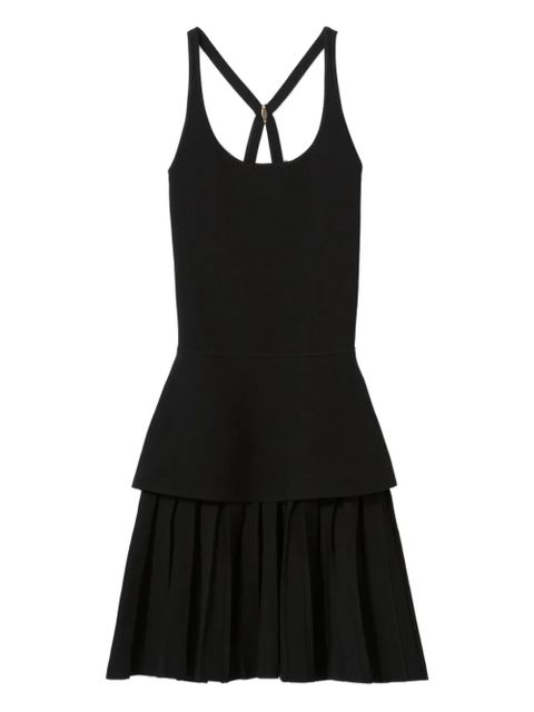 Claudie Pierlot pleated mini dress - Black - zdjęcie produktu nr 1