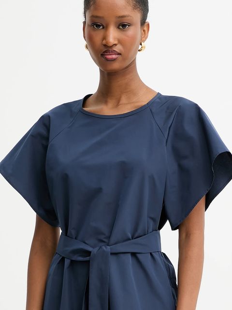 Weekend Max Mara sukienka DENIS kolor granatowy mini prosta 2525226041600