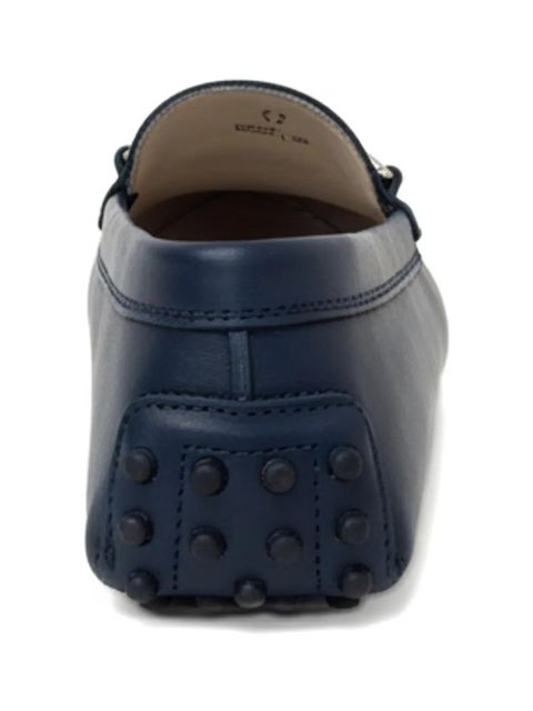 Tod's leather loafers - Blue - zdjęcie produktu nr 2