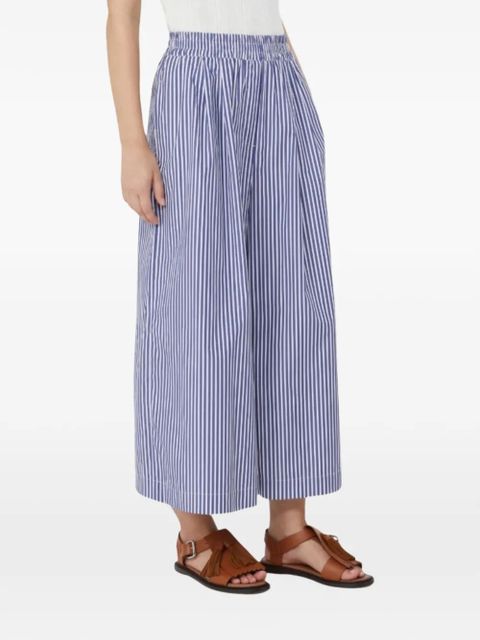 Weekend Max Mara cropped striped trousers - Blue - zdjęcie produktu nr 2