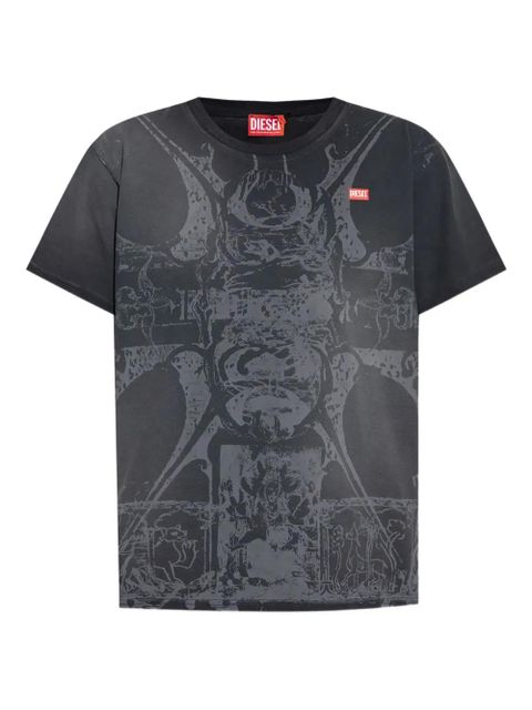 Diesel T-Marey-R2 graphic-print T-shirt - Grey - zdjęcie produktu nr 1