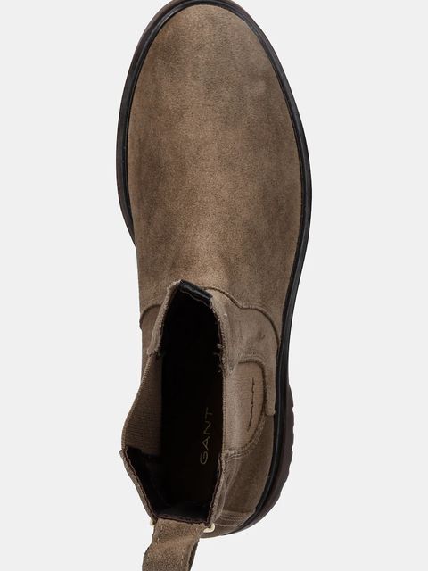 Gant sztyblety zamszowe Aligrey damskie kolor beżowy na platformie 31553157