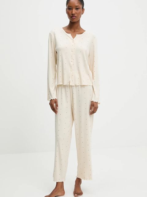 Answear.LAB piżama damska kolor beżowy - zdjęcie produktu nr 1