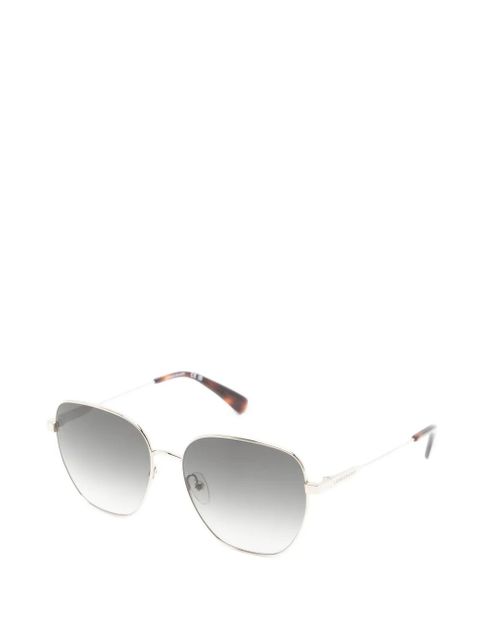 Longchamp round-frame sunglasses - Silver