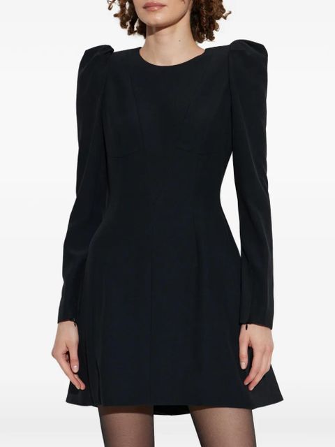 Alexander McQueen long-sleeve mini dress - Black